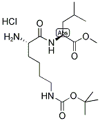 H-LYS(BOC)-LEU-OME HCL Struktur