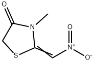 3-METHYL-2-(NITROMETHYLENE)-1,3-THIAZOLAN-4-ONE Struktur