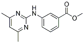 N-(4,6-DIMETHYLPYRIMIDIN-2-YL)-3-AMINOBENZOIC ACID, METHYL ESTER Struktur