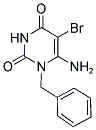 6-AMINO-1-BENZYL-5-BROMOURACIL Struktur