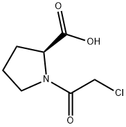 1-(2-CHLOROACETYL)PYRROLIDINE-2-CARBOXYLIC ACID Struktur