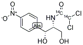 CHLORAMPHENICOL, D-THREO-[DICHLOROACETYL-1,2-14C]- Struktur