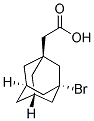 (3-BROMO-1-ADAMANTYL)ACETIC ACID Struktur