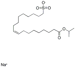 SULFATED ISOPROPYLOLEATE SODIUM SALT Struktur