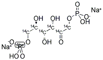 D-FRUCTOSE-1,6-DIPHOSPHATE, [D-FRUCTOSE-U-14C] DISODIUM SALT Struktur