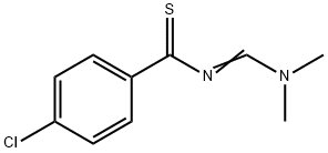 4-CHLORO-N-[(DIMETHYLAMINO)METHYLENE]BENZENECARBOTHIOAMIDE Struktur