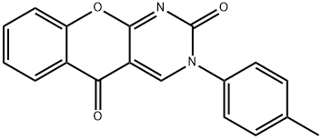 3-(4-METHYLPHENYL)-2H-CHROMENO[2,3-D]PYRIMIDINE-2,5(3H)-DIONE Struktur