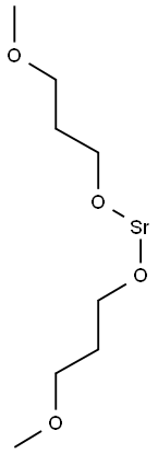 STRONTIUM METHOXYPROPOXIDE Struktur