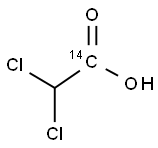 DICHLOROACETIC ACID, [1-14C] Struktur