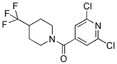 (2,6-DICHLORO-4-PYRIDYL)[4-(TRIFLUOROMETHYL)PIPERIDINO]METHANONE Struktur