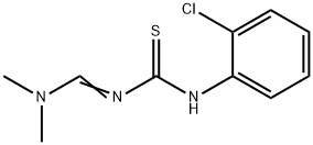 N-(2-CHLOROPHENYL)-N'-[(DIMETHYLAMINO)METHYLENE]THIOUREA Struktur