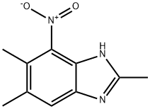 2,5,6-TRIMETHYL-4-NITRO-1H-1,3-BENZIMIDAZOLE Struktur