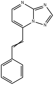 7-STYRYL[1,2,4]TRIAZOLO[1,5-A]PYRIMIDINE Struktur