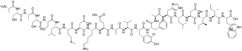 ENDOTHELIN-1 [ALA1,3,11,15] [3-(125I)TYR] (HUMAN) Struktur