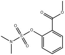 METHYL 2-([(DIMETHYLAMINO)SULFONYL]OXY)BENZENECARBOXYLATE Struktur