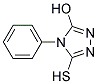 5-HYDROXY-4-PHENYL-1,2,4-TRIAZOLE-3-THIOL Struktur