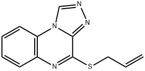 4-(ALLYLSULFANYL)[1,2,4]TRIAZOLO[4,3-A]QUINOXALINE Struktur