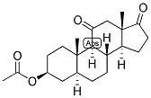 5-ALPHA-ANDROSTAN-3-BETA-OL-11,17-DIONE ACETATE Struktur