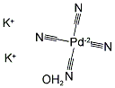 POTASSIUM TETRACYANOPALLADATE (II) Struktur