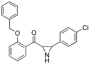 [2-(BENZYLOXY)PHENYL][3-(4-CHLOROPHENYL)AZIRAN-2-YL]METHANONE Struktur