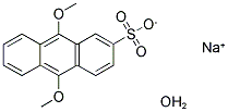 9,10-DIMETHOXY-2-ANTHRACENESULFONIC ACID, SODIUM SALT MONOHYDRATE Struktur