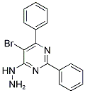 5-BROMO-4-HYDRAZINO-2,6-DIPHENYLPYRIMIDINE Struktur