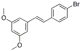 3,5-DIMETHOXY-4'-BROMOSTILBENE Struktur