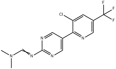 N'-(5-[3-CHLORO-5-(TRIFLUOROMETHYL)-2-PYRIDINYL]-2-PYRIMIDINYL)-N,N-DIMETHYLIMINOFORMAMIDE|