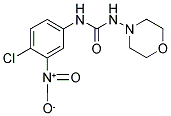 N-(4-CHLORO-3-NITROPHENYL)-N'-MORPHOLINOUREA Struktur