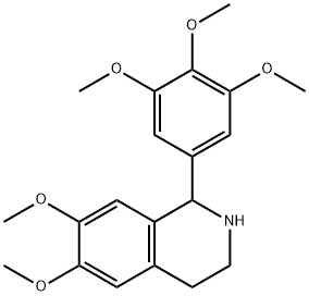 6,7-DIMETHOXY-1-(3,4,5-TRIMETHOXY-PHENYL)-1,2,3,4-TETRAHYDRO-ISOQUINOLINE Struktur