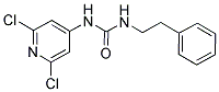 N-(2,6-DICHLORO-4-PYRIDYL)-N'-PHENETHYLUREA Struktur