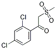 1-(2,4-DICHLOROPHENYL)-2-(METHYLSULFONYL)-1-ETHANONE Struktur