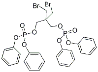 DIBROMONEOPENTYLENE BIS(DIPHENYLPHOSPHATE) Struktur