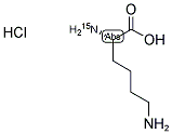 L-LYSINE-ALPHA-15N HYDROCHLORIDE Struktur