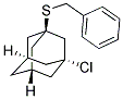 1-(BENZYLTHIO)-3-CHLOROADAMANTANE Struktur