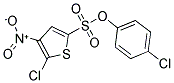 4-CHLOROPHENYL 5-CHLORO-4-NITROTHIOPHENE-2-SULFONATE Struktur