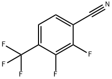 2,3-DIFLUORO-4-(TRIFLUOROMETHYL)BENZONITRILE Struktur