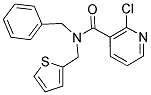 N3-BENZYL-N3-(2-THIENYLMETHYL)-2-CHLORONICOTINAMIDE Struktur