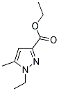 1-ETHYL-5-METHYL-1H-PYRAZOLE-3-CARBOXYLIC ACID ETHYL ESTER Struktur