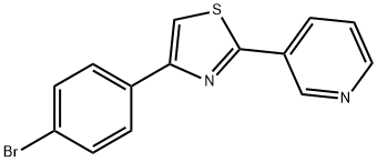 4-(4-BROMOPHENYL)-2-(3-PYRIDYL)-1,3-THIAZOLE Struktur