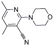 4,6-DIMETHYL-2-MORPHOLINONICOTINONITRILE Struktur