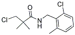 N1-(2-CHLORO-6-METHYLBENZYL)-3-CHLORO-2,2-DIMETHYLPROPANAMIDE Struktur