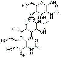 ALPHA-1,4-D-N-ACETYL GALACTOSAMINE TRIMER Struktur