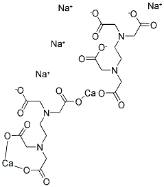 ETHYLENEDIAMINETETRAACETIC ACID SODIUM DICALCIUM SALT Struktur