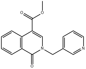 METHYL 1-OXO-2-(3-PYRIDINYLMETHYL)-1,2-DIHYDRO-4-ISOQUINOLINECARBOXYLATE price.