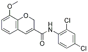 N-(2,4-DICHLOROPHENYL)-8-METHOXY-2H-CHROMENE-3-CARBOXAMIDE Struktur