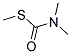 DIMETHYLTHIOCARBAMIC ACID S-METHYL ESTER Struktur