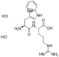 H-TRP-ARG-OH 2 HCL Struktur