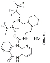 AF-DX 384, [2,3-DIPROPYLAMINO-3H]- Struktur