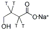 4-HYDROXYBUTYRIC ACID, SODIUM SALT, [2,3-3H] Struktur